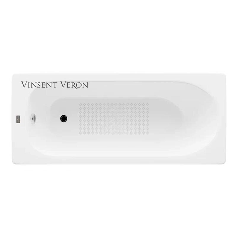 Изображение товара Чугунная ванна Vinsent Veron Soissons 170x70 см с антискользящим покрытием и белой эмалью Изображение товара Чугунная ванна Vinsent Veron Soissons 170x70 см с антискользящим покрытием и белой эмалью