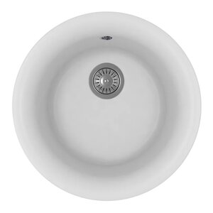 Изображение товара Кухонная мойка Florentina Антик 17.020.В0510.201, кварцевый композит, 51 см, белый матовый