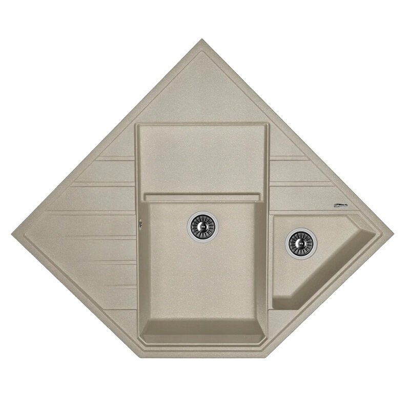 Изображение товара Кухонная мойка Florentina Бомбей 90x90 см с сифоном и разделочной доской