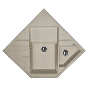 Изображение товара Мойка кухонная Florentina Бомбей 20.375.J0900.305, сифон, разделочная доска, цвет грей