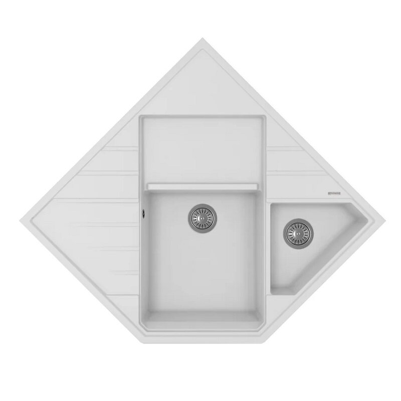 Изображение товара Кухонная мойка Florentina Бомбей 20.375.J0900.201 90x90 см с сифоном и разделочной доской