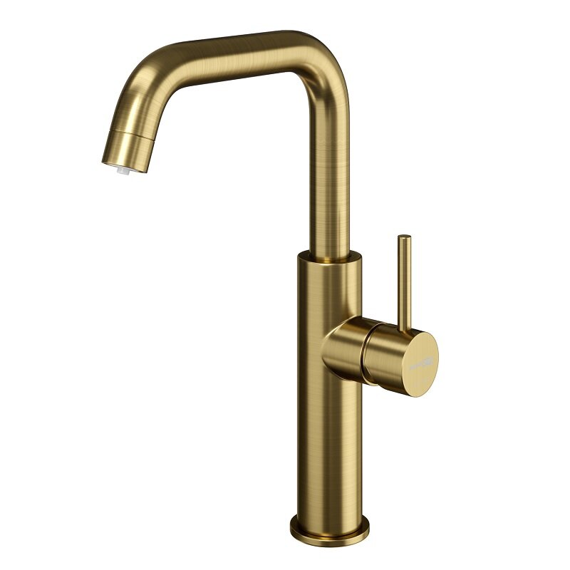 Изображение товара Смеситель для кухонной мойки WasserKRAFT A8587 с подключением фильтра и матовым золотом