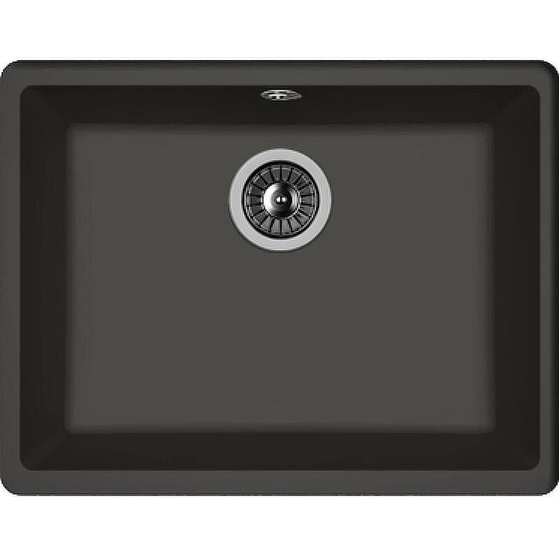 Изображение товара Мойка кухонная Florentina Вега из искусственного гранита антрацит 54x42 см