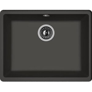 Изображение товара Мойка кухонная Florentina Вега из искусственного гранита антрацит 54x42 см