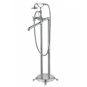 Изображение товара Смеситель для ванны и душа Wonzon & Woghand Retro WW-88649020-CR, напольный, с душевым гарнитуром, хром