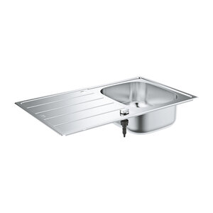 Изображение товара Мойка кухонная из нержавеющей стали Grohe K200, 31552SD1, 96 x 50 см, с корзинчатым вентилем, нержавеющая сталь