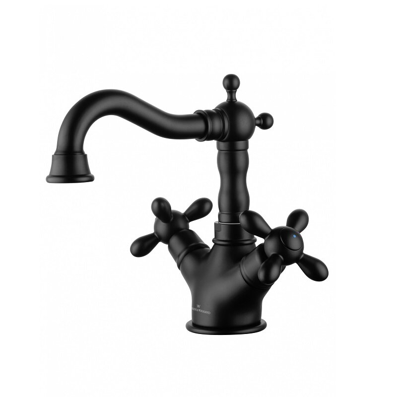 Изображение товара Смеситель для раковины Wonzon & Woghand Retro WW-88139020-MB черный матовый