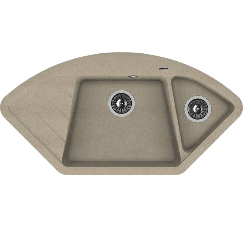 Изображение товара Мойка кухонная Florentina Веста 20.285.E1005.107 бежевого цвета