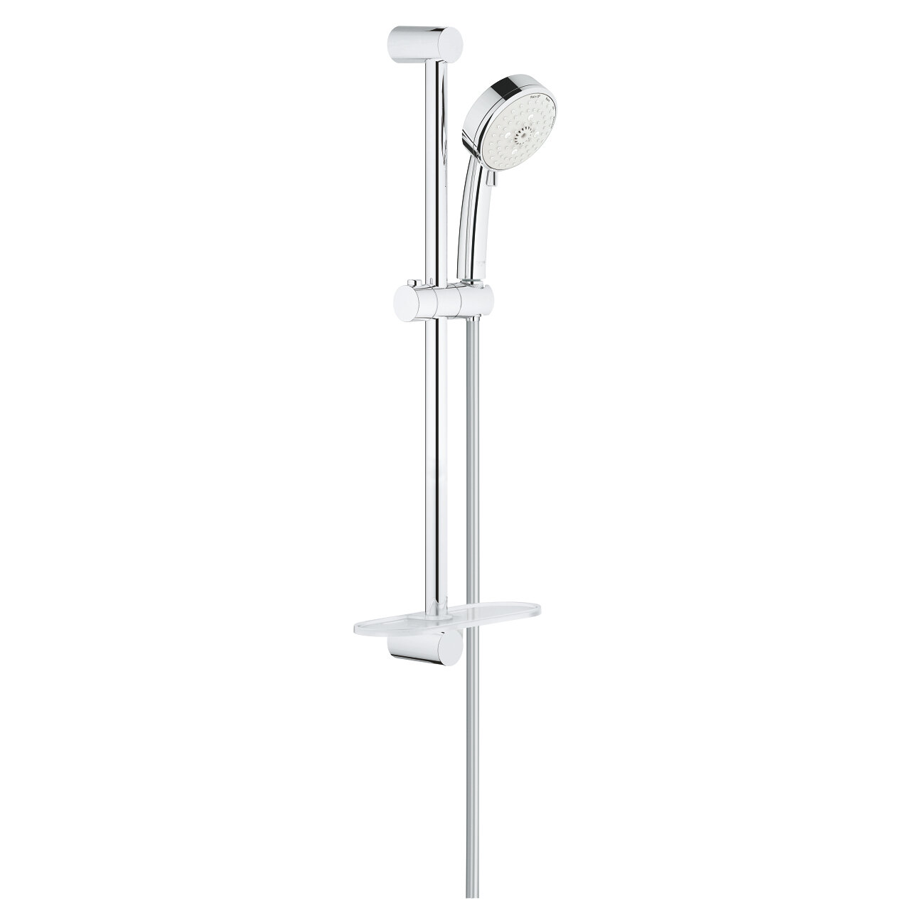 Изображение товара Душевой гарнитур Grohe New Tempesta Cosmopolitan 100 IV 27577002 (27577001) с полочкой, 4 режима струи Изображение товара Душевой гарнитур Grohe New Tempesta Cosmopolitan 100 IV 27577002 (27577001) с полочкой, 4 режима струи