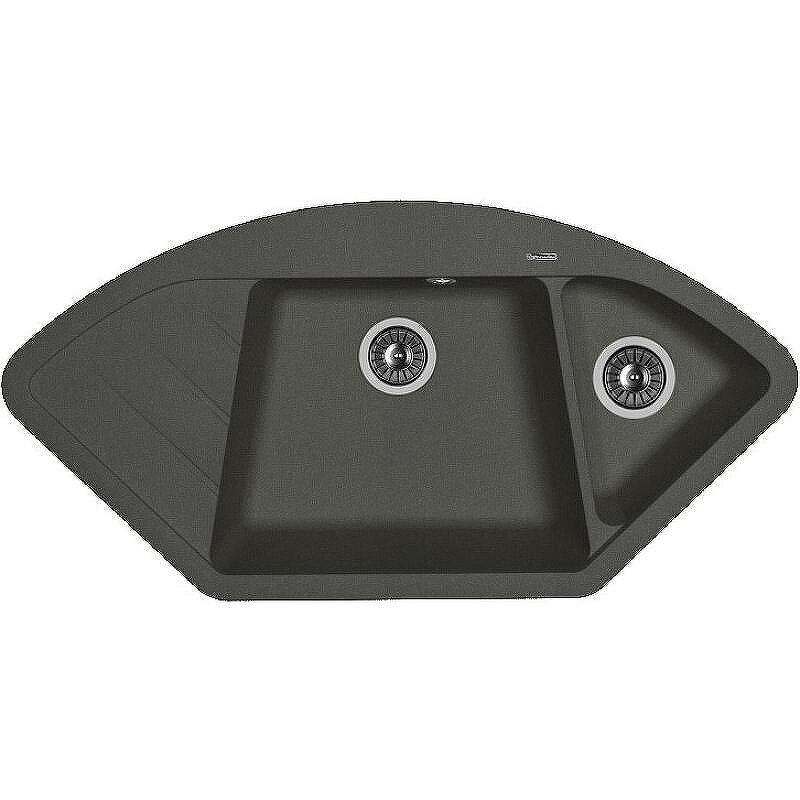 Изображение товара Мойка кухонная из искусственного камня Florentina Веста черная матовая 100,6х51 см