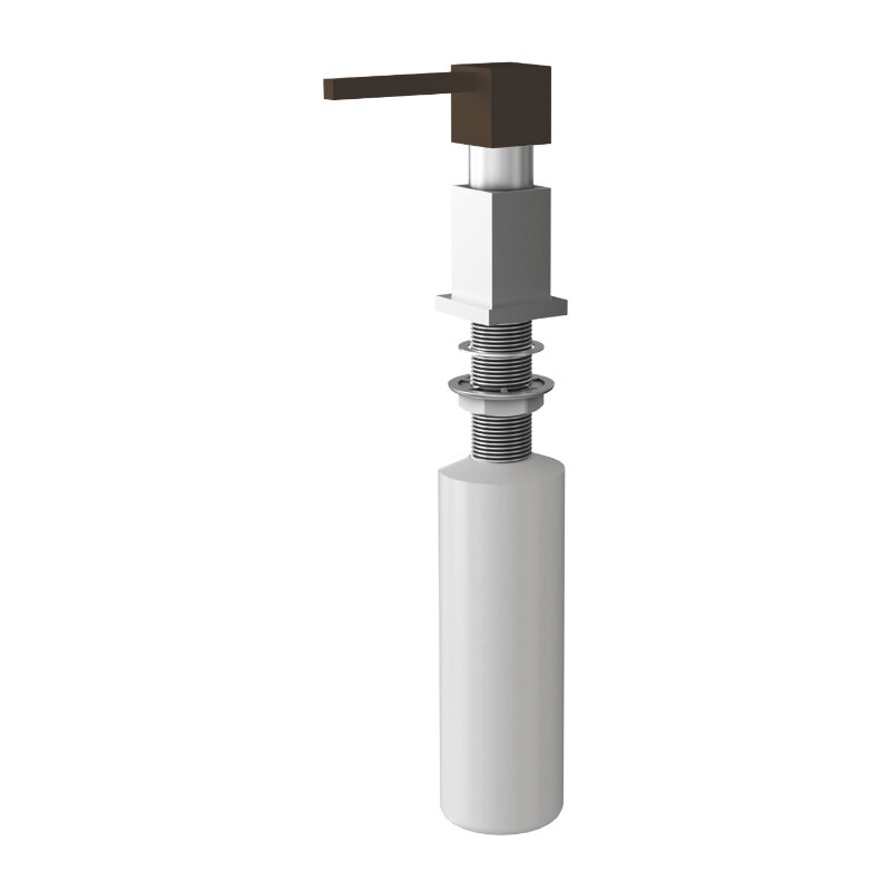 Изображение товара Дозатор для кухонной мойки Florentina Квадро 703.726.0000.206 коричневый нержавеющая сталь