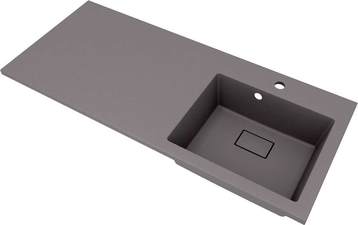 Изображение товара Раковина Florentina Аванти 110R 10.310.0R110.307 кварцевый композит 110x48 см