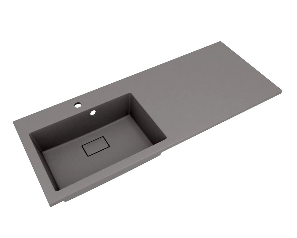 Изображение товара Раковина Florentina Аванти 120L с крылом справа из кварцевого композита