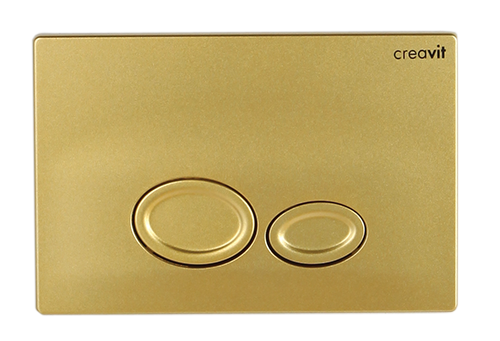 Изображение товара Кнопка смыва Creavit Drop GP2006.00 золото матовое