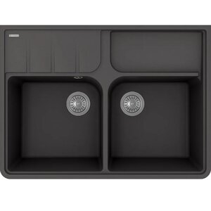 Изображение товара Кухонная мойка Florentina Вилладжио из искусственного кварца антрацит 89,8х65 см