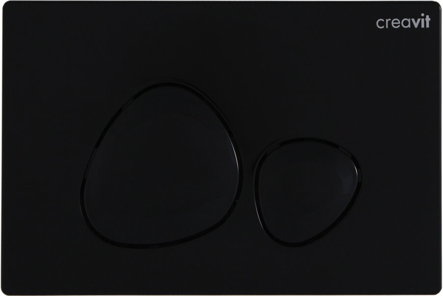 Изображение товара Клавиша смыва Creavit Spa GP7002.02, механическая, черная