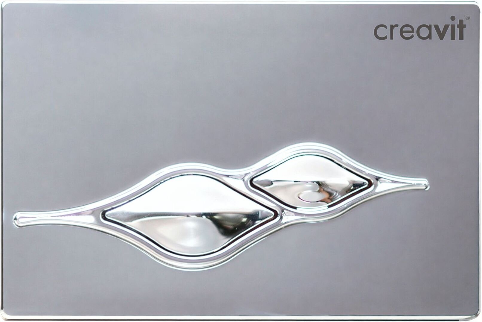 Изображение товара Клавиша смыва Creavit Ufo GP1004.00, механическая, хром глянцевый Изображение товара Клавиша смыва Creavit Ufo GP1004.00, механическая, хром глянцевый