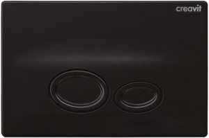 Изображение товара Кнопка смыва Creavit Drop GP2002.02 черный глянцевый для унитаза