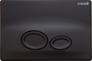Изображение товара Кнопка смыва Creavit Drop GP2002.01 черный матовый