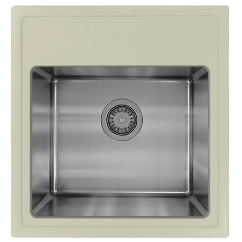 Изображение товара Мойка кухонная Florentina Комби 21.455.B0480.305 цвет грей