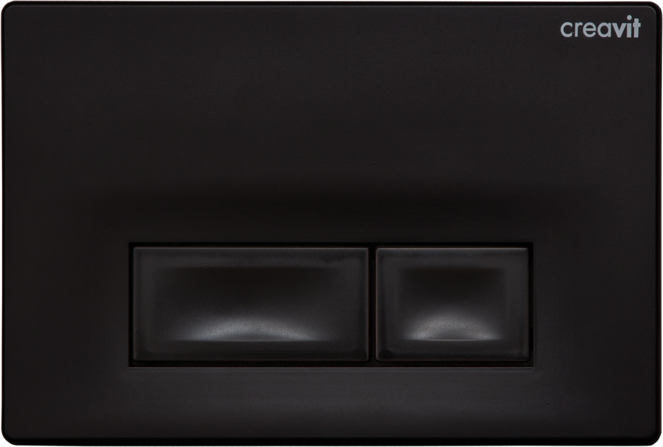 Изображение товара Кнопка смыва Creavit Ore GP3002.02 черный глянцевый для унитаза