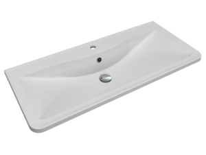 Изображение товара Раковина Florentina Аллегро 10.020.01000.201, 100 см, кварцевый композит, жасмин