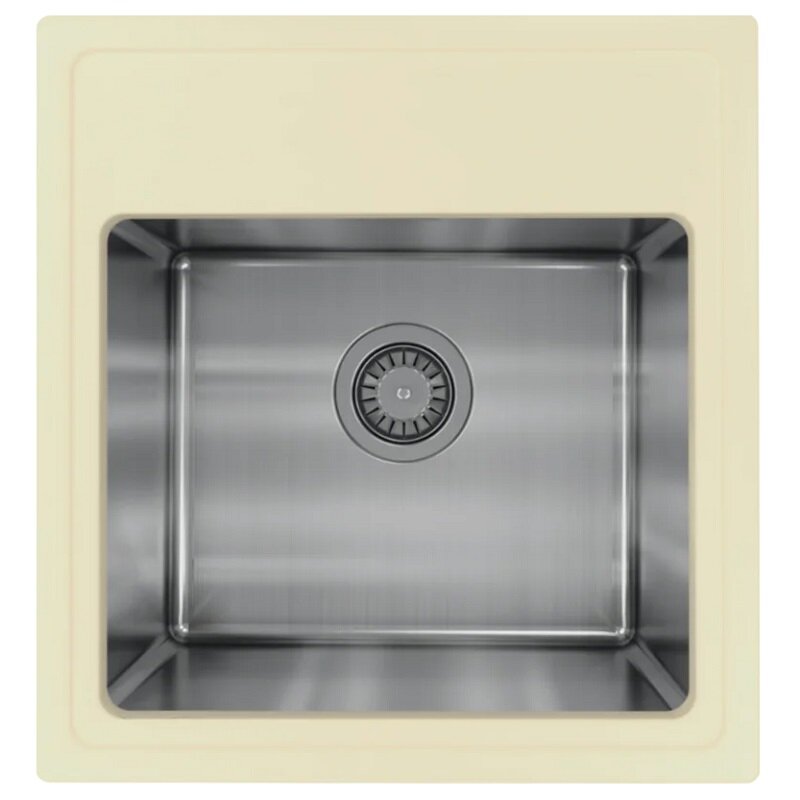 Изображение товара Кухонная мойка Florentina Комби 21.455.B0480.202 шампань, 48x51 см, матовая