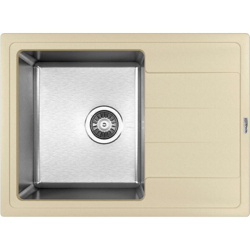 Изображение товара Кухонная мойка Florentina Комби 21390 B0650 202 шампань из нержавеющей стали и гранита