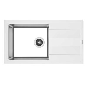 Изображение товара Кухонная мойка Florentina Комби 860 из искусственного гранита и нержавеющей стали жасмин