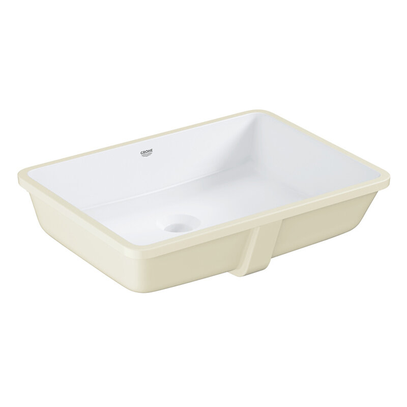 Изображение товара Встроенная раковина GROHE Cube Ceramic 3948000H 49.2x37 см, белая, без отверстий
