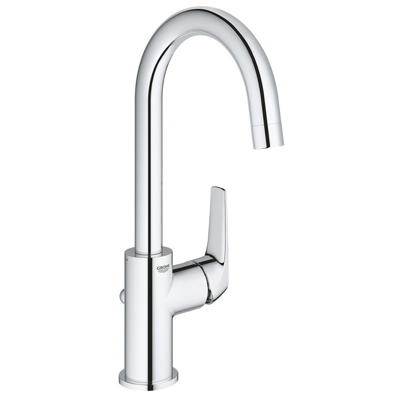 Изображение товара Современный хромированный смеситель для раковины Grohe BauFlow 23753000