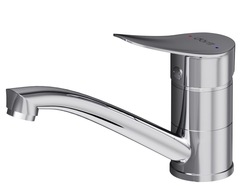 Изображение товара Смеситель для умывальника Dorff Norma D1000000 с поворотным изливом 160 мм хром