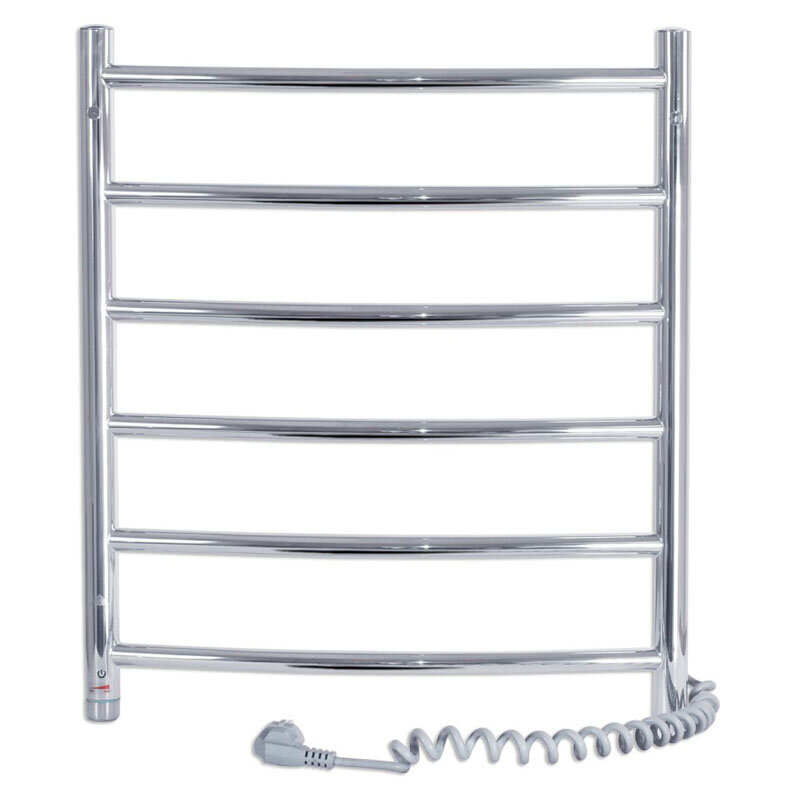 Изображение товара Электрический полотенцесушитель Laris Классик П6 60 см хром нержавеющая сталь