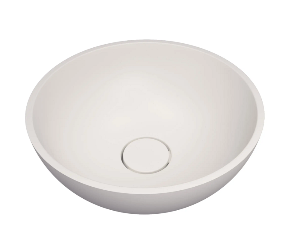 Изображение товара Раковина накладная Florentina Алтея 350R 10.290.00350.201, 35 см, кварцевый композит, жасмин
