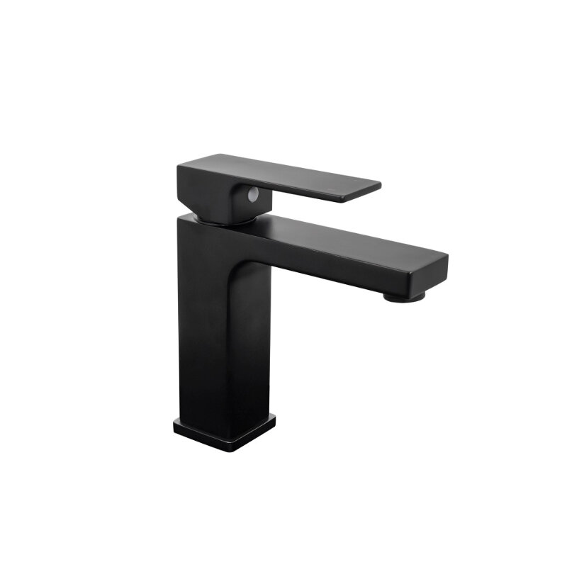 Изображение товара Смеситель для раковины Stella Polar Савойя PVD черный матовый однорычажный