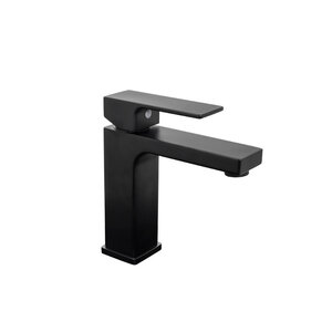 Изображение товара Смеситель для раковины Stella Polar Савойя PVD черный матовый однорычажный