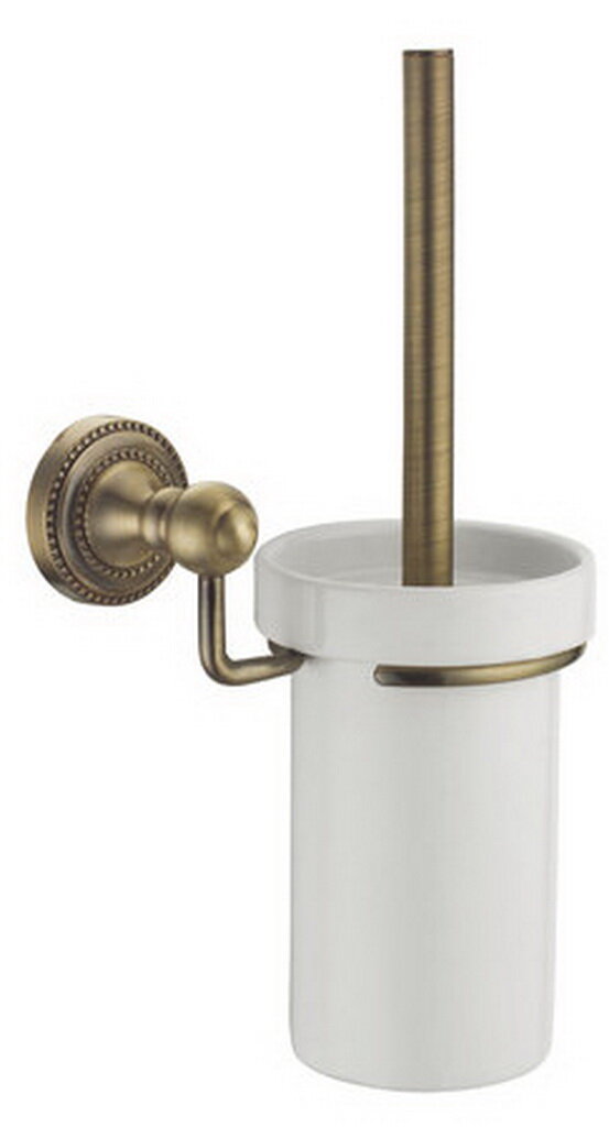 Изображение товара Ершик Fixsen Antik FX-61113 для унитаза бронза латунь и керамика