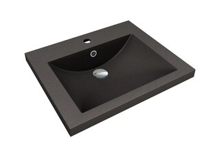 Изображение товара Раковина Florentina Анита 10.150.00580.302, 58 см, кварцевый композит, антрацит