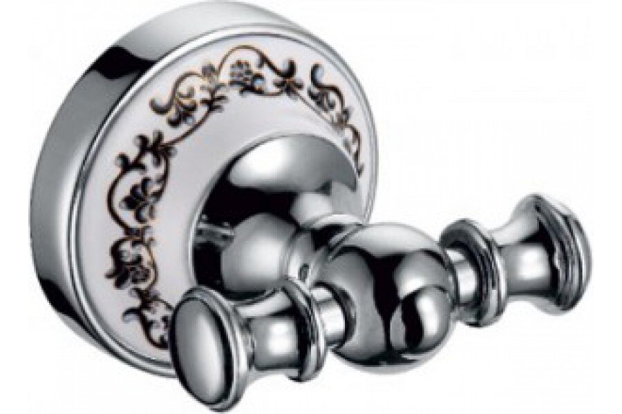 Изображение товара Крючок Fixsen Bogema FX-78505A для полотенец в ванную хром и керамика