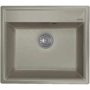 Изображение товара Мойка кухонная Florentina Консул 23.020.D0570.307 серый шелк, нержавеющая сталь