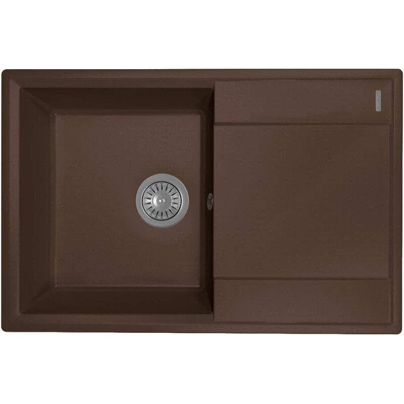 Изображение товара Мойка кухонная Florentina Консул 23.020.C0760.206 из нержавеющей стали коричневая