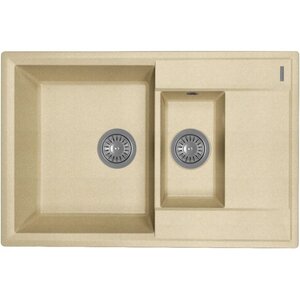 Изображение товара Кухонная мойка Florentina Консул 23.025.D0760.104 с дополнительной чашей бежевый