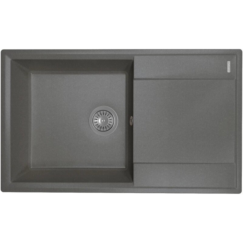 Изображение товара Мойка кухонная Florentina Консул 23.020.D0840.102 черная матовая из нержавеющей стали
