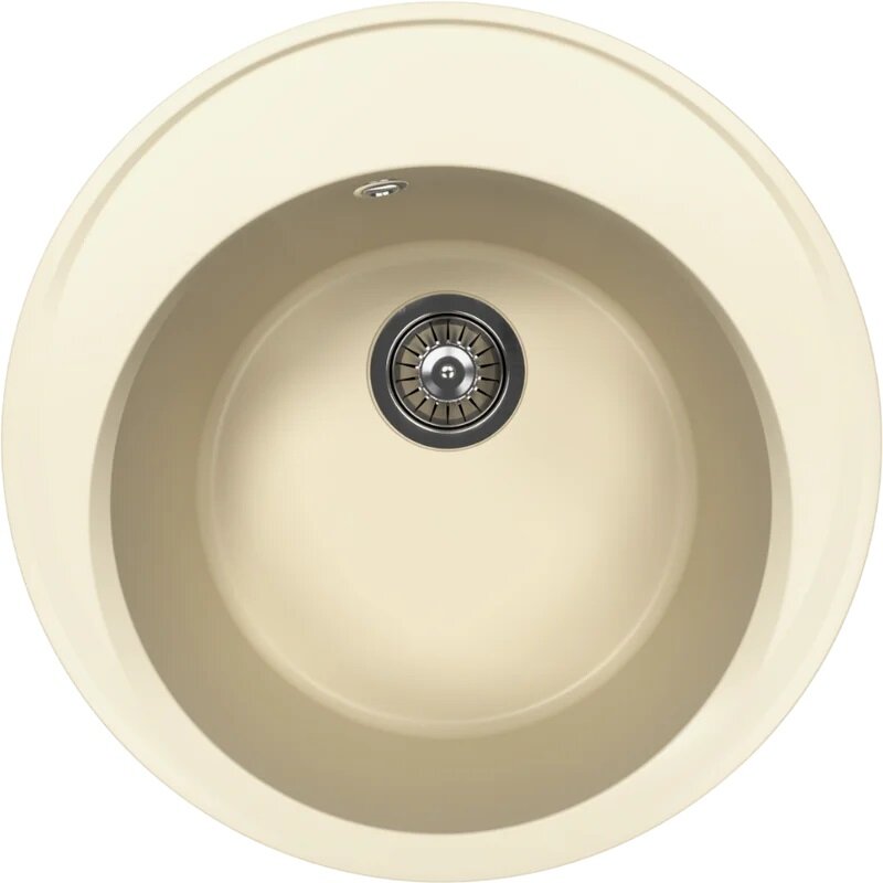 Изображение товара Кухонная мойка Florentina Лацио из искусственного кварца шампань 51x51 см