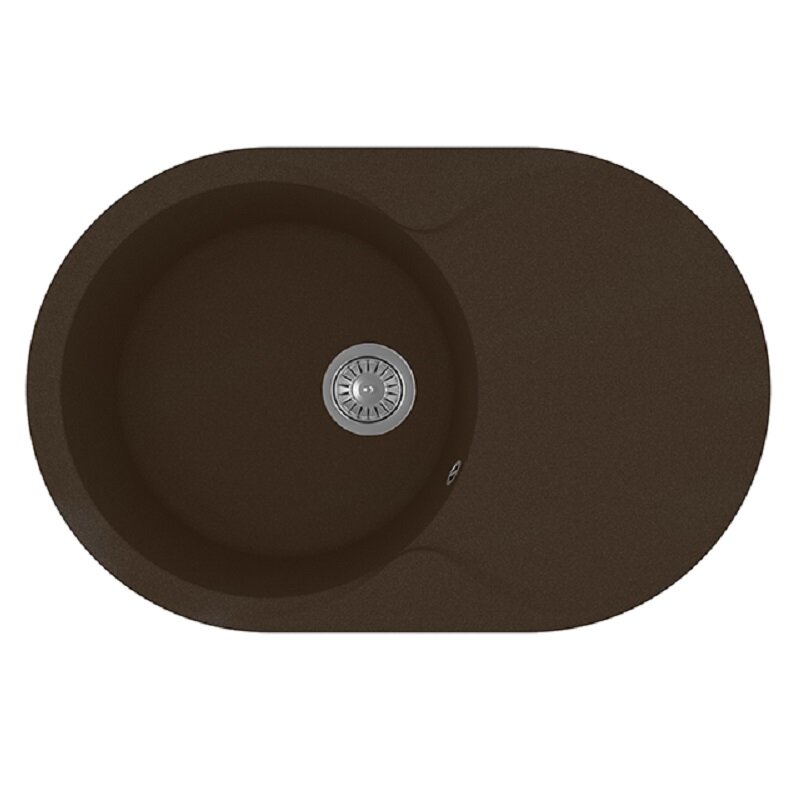 Изображение товара Кухонная мойка Florentina Лацио из искусственного кварца 78x51 см брауни