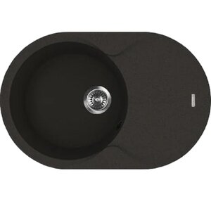 Изображение товара Мойка кухонная Florentina Лацио 780 из искусственного кварца черный матовый