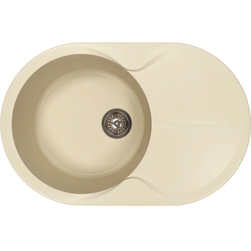 Изображение товара Кухонная мойка Florentina Лацио из искусственного кварца шампань 78x51 см