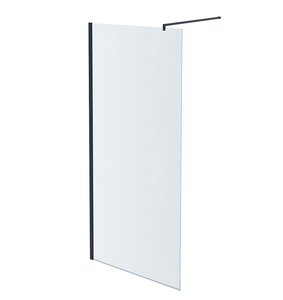Изображение товара Душевая стенка Aquatek AQ WIW 10020GM, 100 см, Walk in, стекло прозрачное, профиль оружейная сталь
