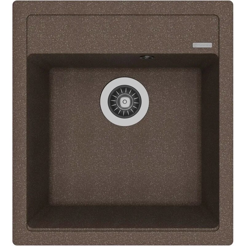 Изображение товара Кухонная мойка Florentina Липси кварцевая коричневая 46x51 см Изображение товара Кухонная мойка Florentina Липси кварцевая коричневая 46x51 см