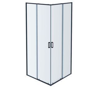 Изображение товара Душевой уголок Aquatek Ария AQ ARI KV 10020GM, 100 x 100 см, стекло прозрачное, профиль оружейная сталь